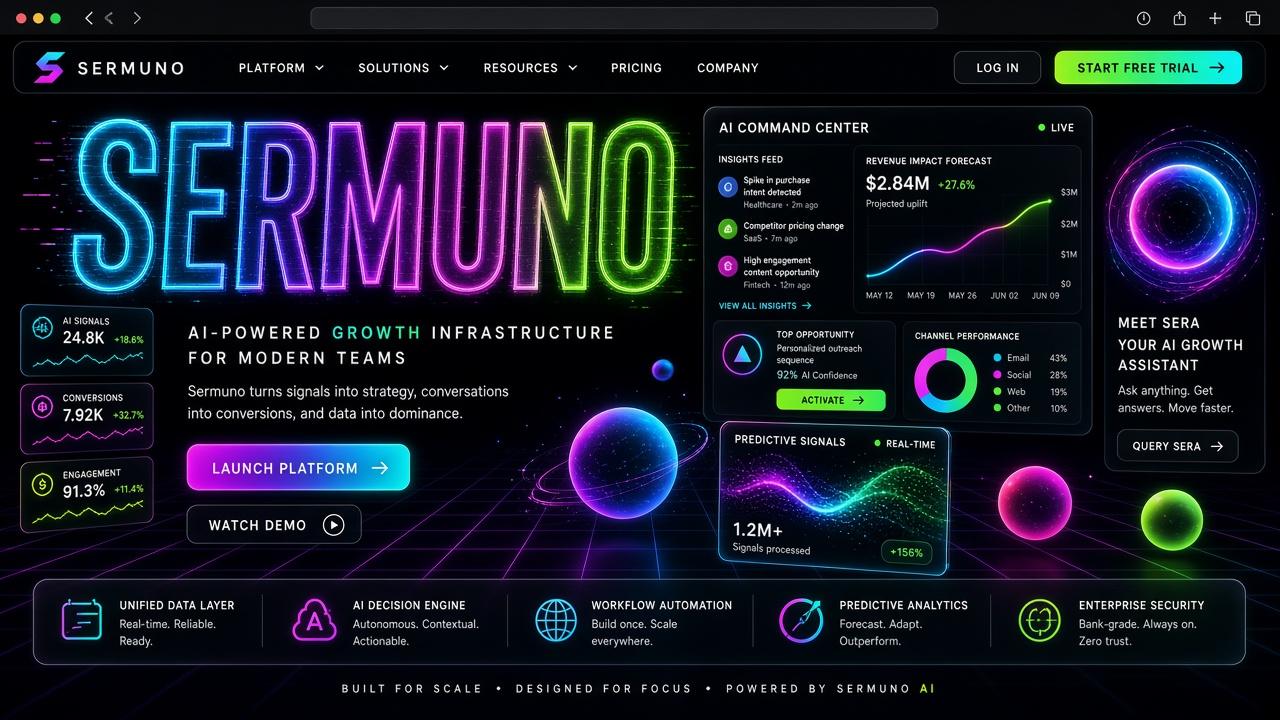 Sermuno interface preview